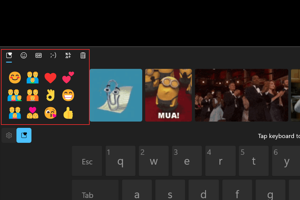 So verwenden Sie Emojis in Windows 11 mithilfe von Tastaturkürzeln