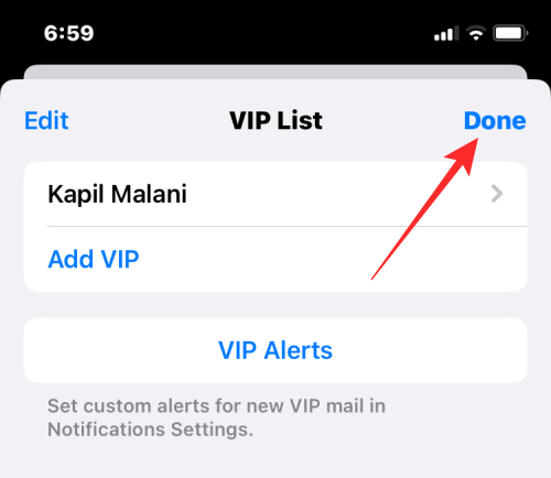 Comment supprimer des personnes de la liste VIP sur Apple Mail