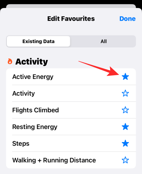 Comment supprimer les favoris dans Santé sur iPhone