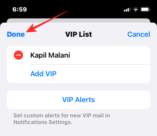 如何從 Apple Mail 的 VIP 列表中刪除人員