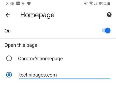 How to Set the Homepage in Google Chrome