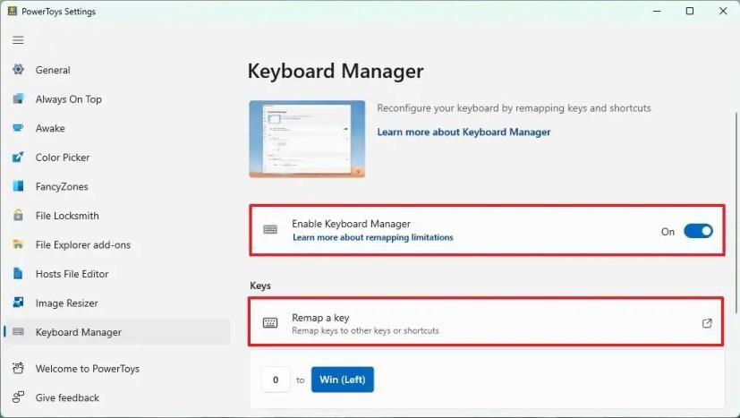 Comment remapper les touches ou les raccourcis sur Windows 11