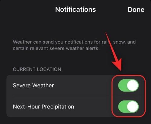 iOS 16で天気予報アプリのバッテリー消耗を修正する方法