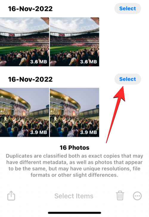 iPhoneで重複した写真を結合する方法