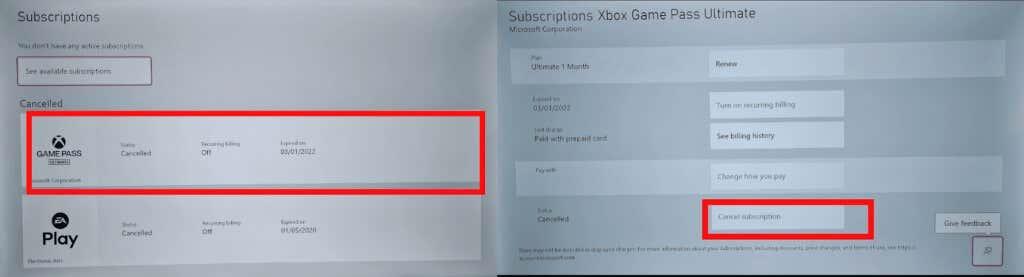 Comment annuler votre abonnement Xbox Game Pass