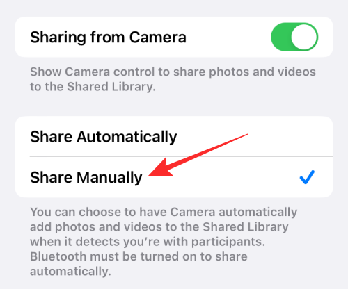 iPhone의 카메라에서 공유 라이브러리로 사진 및 비디오를 공유하는 방법