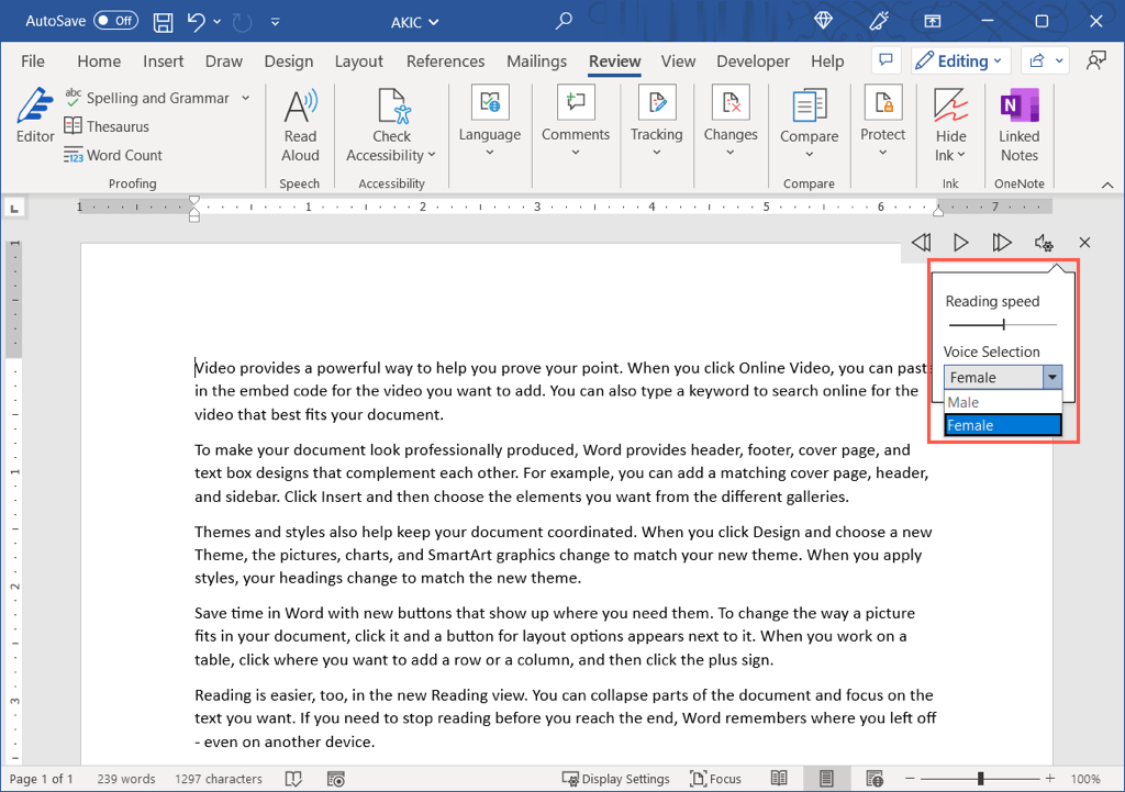 如何讓 Microsoft Word 大聲朗讀您的文檔