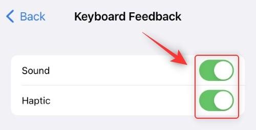 iPhoneのキーボードの振動を有効または無効にする方法