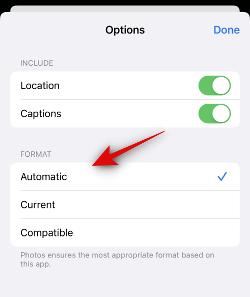 Comment personnaliser les options de photo lors de l'envoi d'une image sur iOS 17