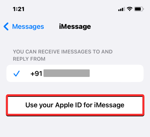 「iMessage に Apple ID を使用してください」というメッセージが表示されますか?  何をするか