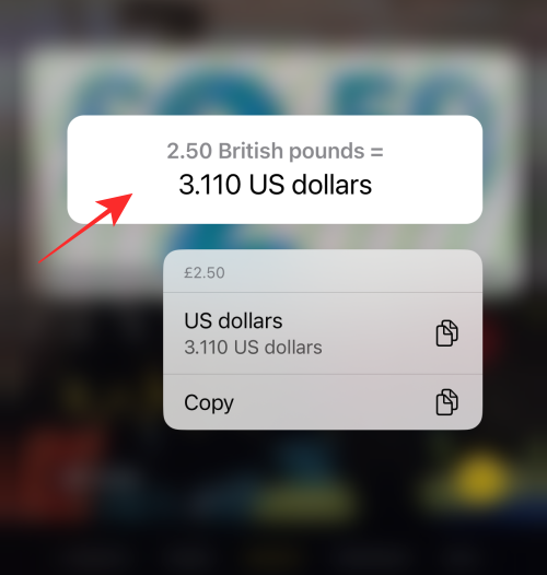 如何在 iOS 16 上使用 iPhone 上的相機轉換貨幣