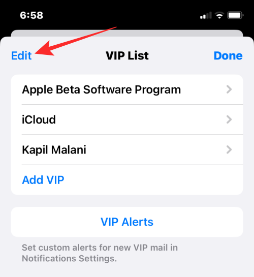 如何從 Apple Mail 的 VIP 列表中刪除人員