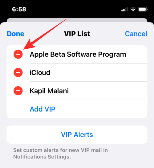 Comment supprimer des personnes de la liste VIP sur Apple Mail