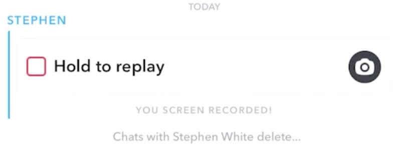 Comment rejouer un Snap sur Snapchat