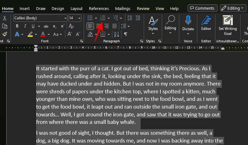 Comment numéroter des lignes, des paragraphes et des phrases dans MS Word [2023]