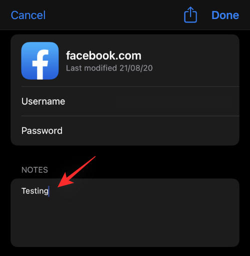 Comment ajouter des notes à vos mots de passe enregistrés sur iPhone
