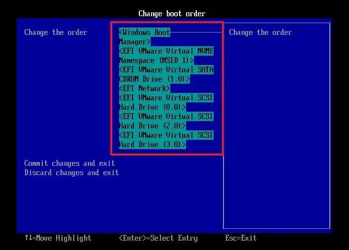 So ändern Sie die UEFI (BIOS)-Startreihenfolge unter Windows 11