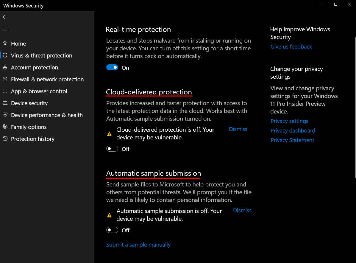 Windows 11 で Windows Defender を有効にする方法