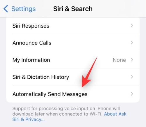 メッセージ送信時に Siri の確認プロンプトを無効にする方法