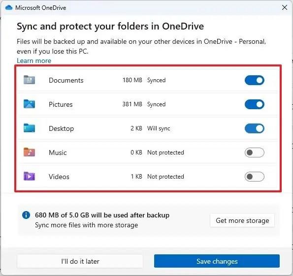 Comment sauvegarder des fichiers sur OneDrive sous Windows 11, 10