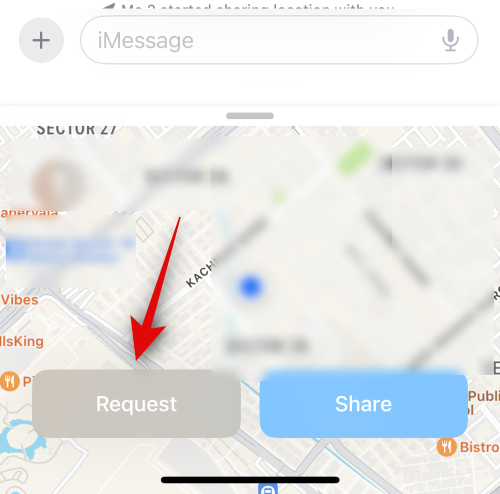 iOS 17 でメッセージを使用して位置情報を共有し、管理する方法