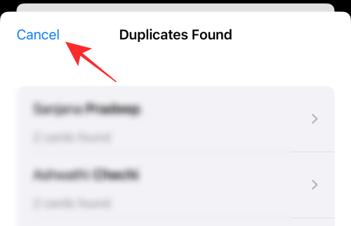 Comment supprimer les contacts en double sur iPhone sous iOS 16