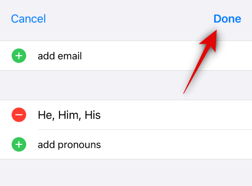 So fügen Sie unter iOS 17 Pronomen für einen Kontakt hinzu