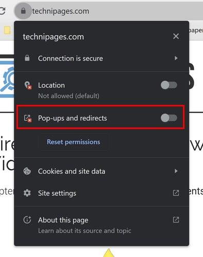 Google Chrome : activer/désactiver le bloqueur de pop-up