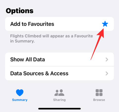 Comment supprimer les favoris dans Santé sur iPhone