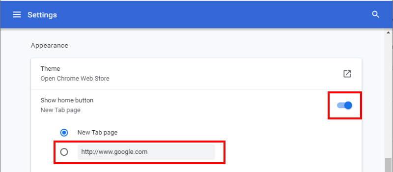 How to Set the Homepage in Google Chrome