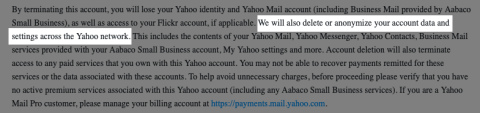 Yahoo アカウントを削除する方法