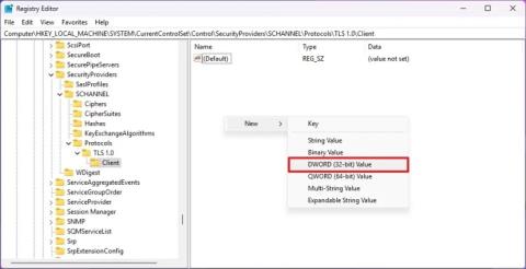 So aktivieren Sie TLS 1.0 und 1.1 unter Windows 11