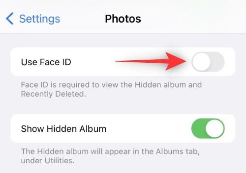 iPhoneの写真アプリで非表示にしたものと最近削除したものの認証を無効にする方法