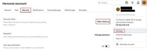 Dropbox: Cum să vă revizuiți setările de securitate