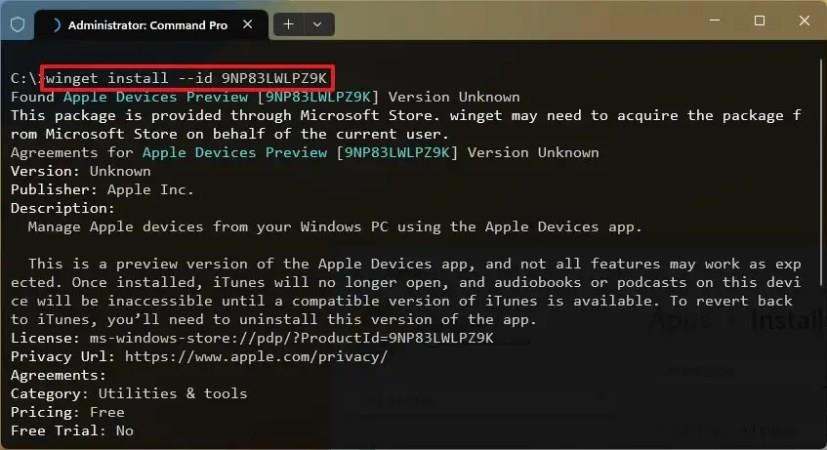 So installieren Sie die Apple Devices (offizielle) App unter Windows 11