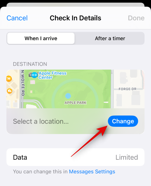 iOS 17のメッセージでチェックインを使用する方法
