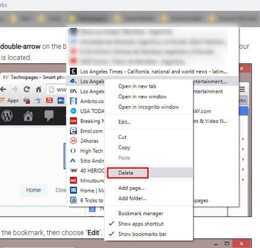 How to Manage Bookmarks in Google Chrome