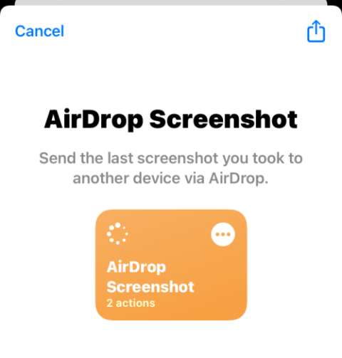 AirDrop を使用して iPhone で最後のスクリーンショットをすばやく共有する方法