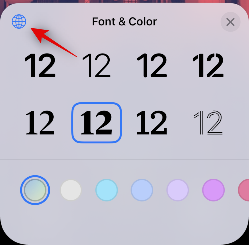 Comment changer la police de l'horloge sur iPhone sous iOS 16