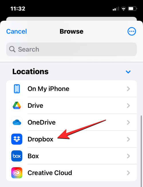 iPhoneのファイルアプリにGoogleドライブ、OneDrive、DropBoxを追加する方法