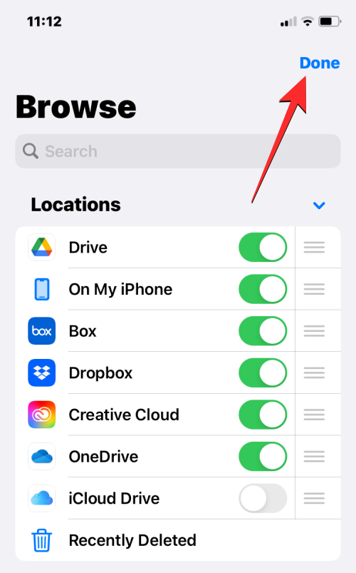 iPhoneのファイルアプリにGoogleドライブ、OneDrive、DropBoxを追加する方法