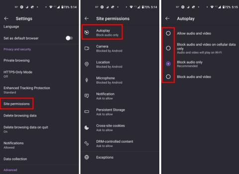 Firefox für Android: So deaktivieren Sie die automatische Videowiedergabe