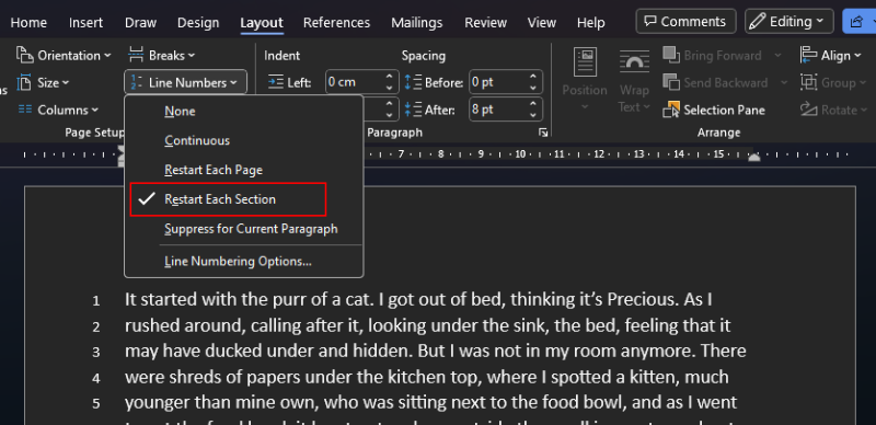 Comment numéroter des lignes, des paragraphes et des phrases dans MS Word [2023]