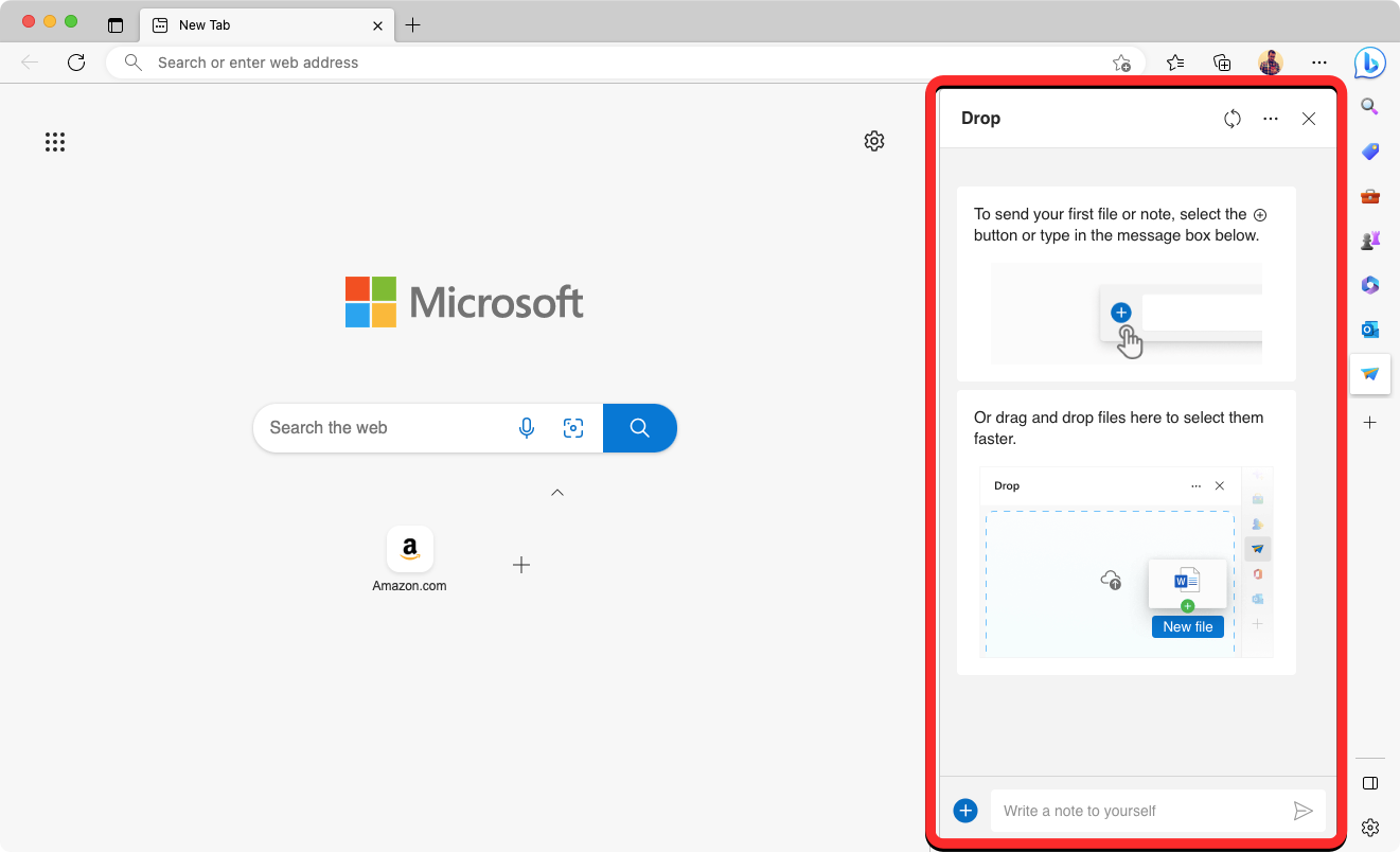 Microsoft Edge Drop을 사용하여 파일을 전송하는 방법 [2023]