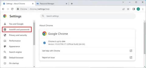 Chrome에 저장된 비밀번호에 액세스하기 위해 Windows Hello를 비활성화하는 방법