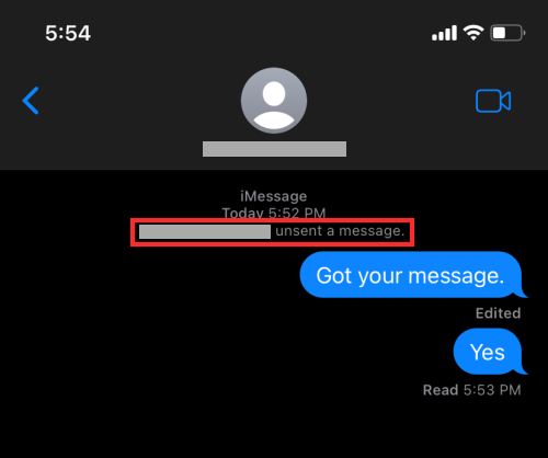 iMessage でメッセージを取り消すとどうなりますか?