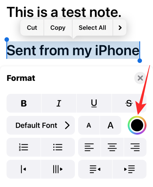 So ändern Sie die Schriftfarbe auf dem iPhone