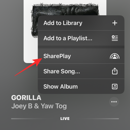 Apple Music で何かをすばやく共有再生する方法