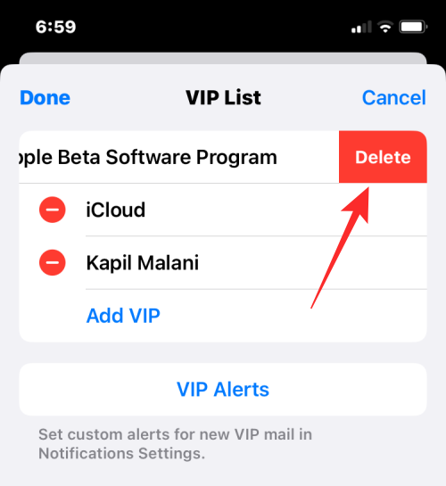 Comment supprimer des personnes de la liste VIP sur Apple Mail