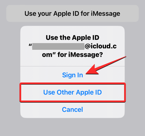 「iMessage に Apple ID を使用してください」というメッセージが表示されますか?  何をするか